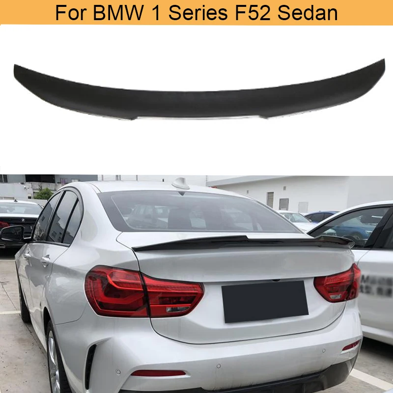 

FRP Matte Black Rear Trunk Spoiler Wing For BMW 1 Series F52 Sedan 2016 UP Car Rear Trunk Boot Lid Lip Wing Spoiler