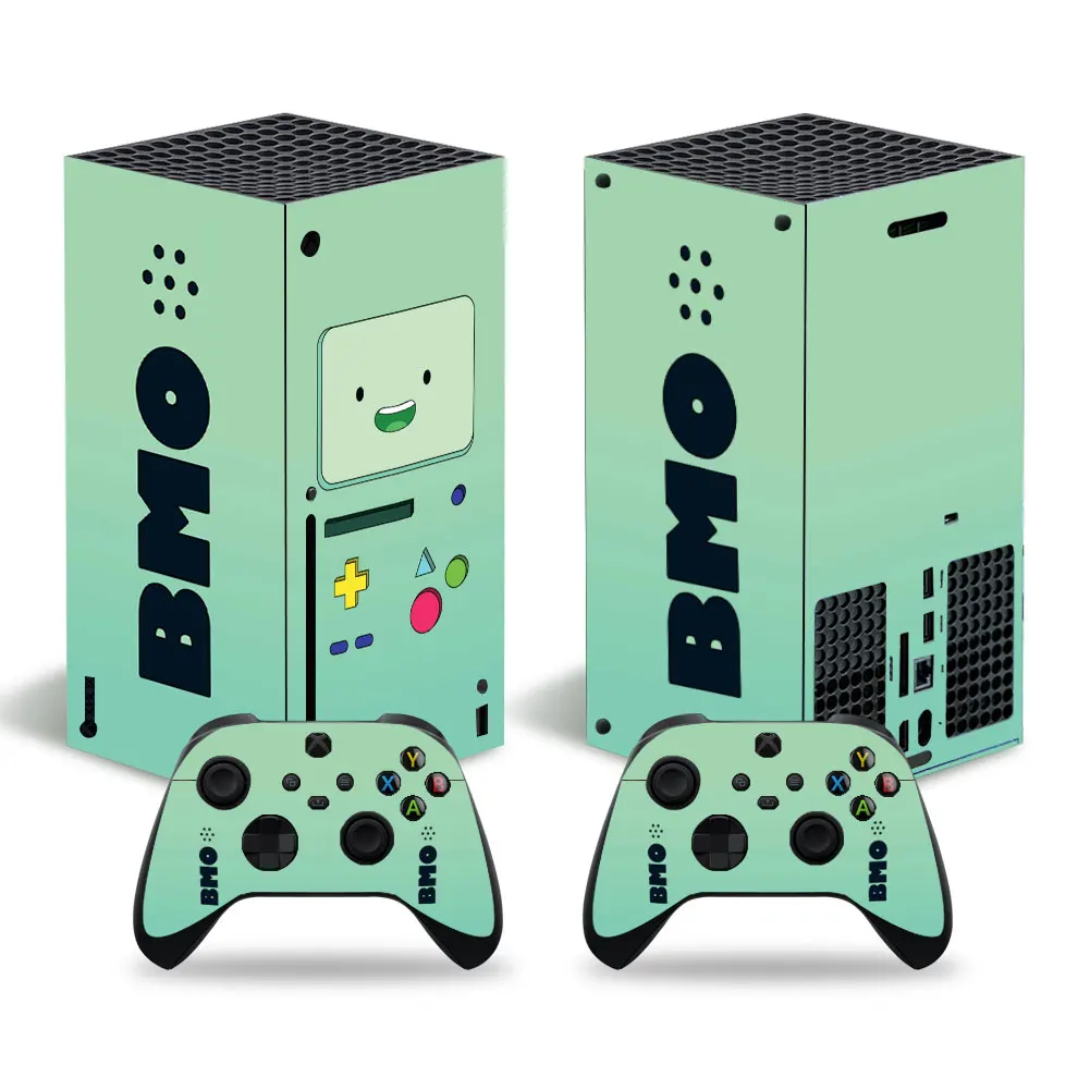 BMO Anime GAME Xbox series x Skin Sticker Decal Cover XSX skin 1 Console and 2 Controllers Skin Sticker Vinyl XboxseriesX