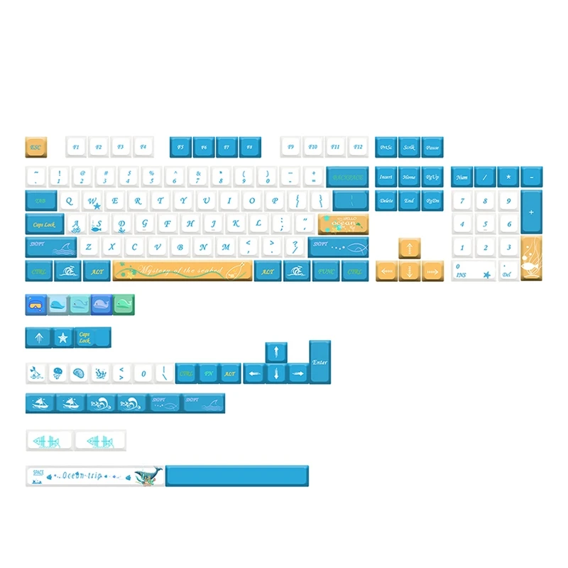 

137 клавиш XDA колпачки для клавиш PBT Набор колпачков для клавиш Cherry Gateron MX переключатели Сделай Сам пользовательские механические клавиатуры