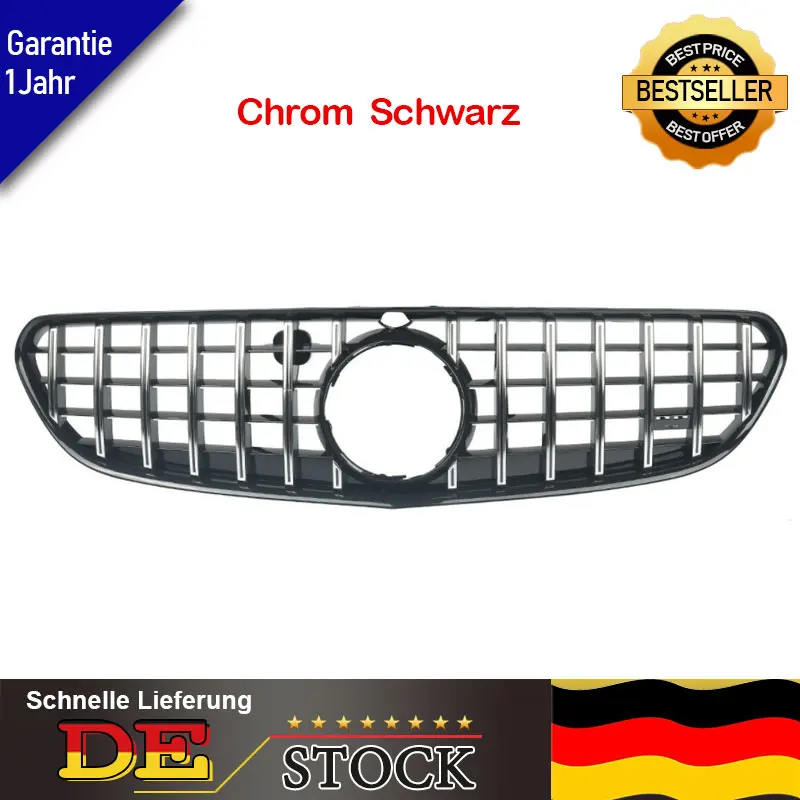 Купи AMG Coupe W217 C217 Front Bumper Grill Grille Sport Racing Grill for Benz S-Class S63 S65 Car Styling ABS Vertical Bumber за 10,477 рублей в магазине AliExpress