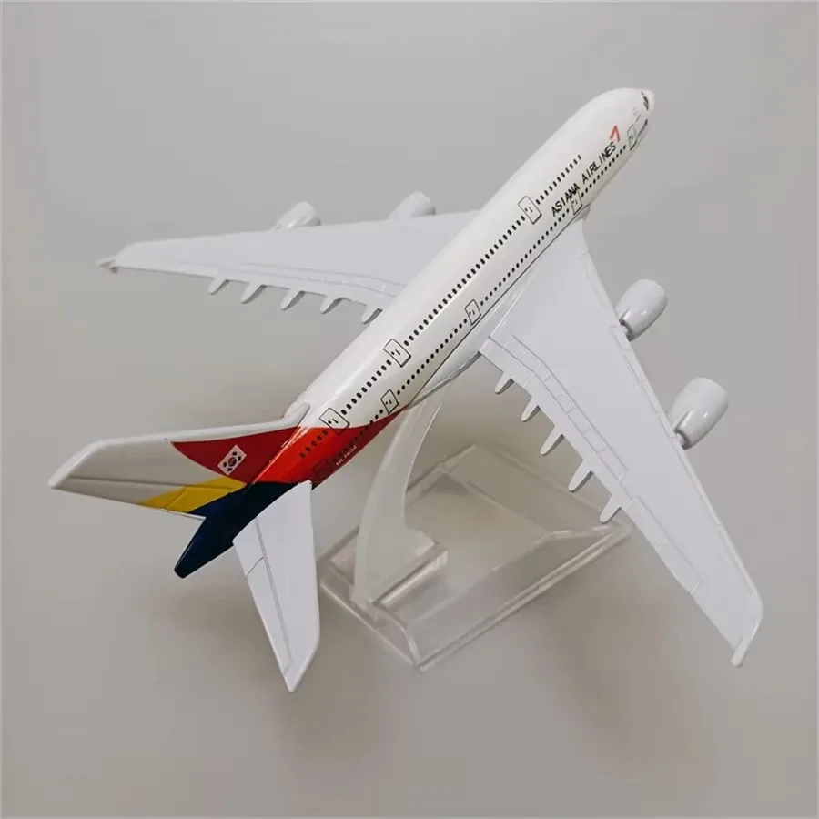 16 см Asiana Airlines модель самолета литая под давлением металлическая в масштабе 1/400