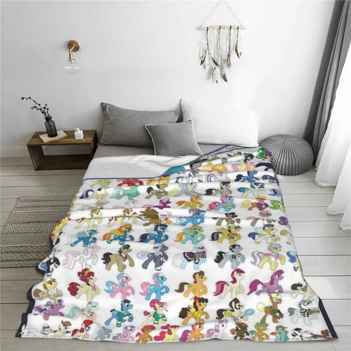 Одеяло 100 PONIES MEGA-PATTERN покрывало на кровать одеяло в стиле аниме униформа для