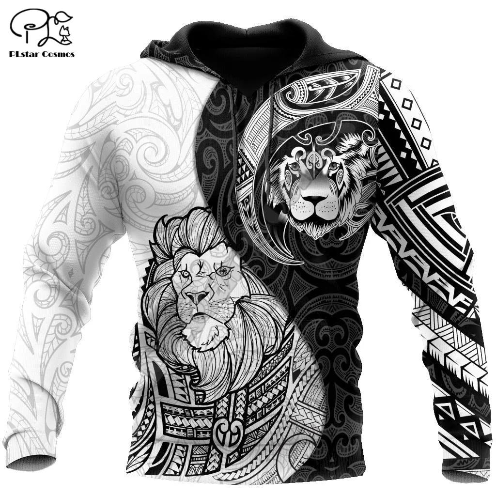 

PLstar Cosmos New Zealand Culture Country Maori Aotearoa Tribe Tattoo Harajuku 3DPrint Men/Women Pullover Streetwear Hoodies X2
