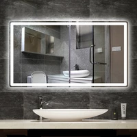 wall led mirror smart large full body vanity makeup bathroom mirror with led light touch control espejos washroom accessories