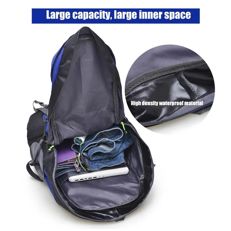 Рюкзак для альпинизма 50 л водонепроницаемый уличный рюкзак езды на велосипеде