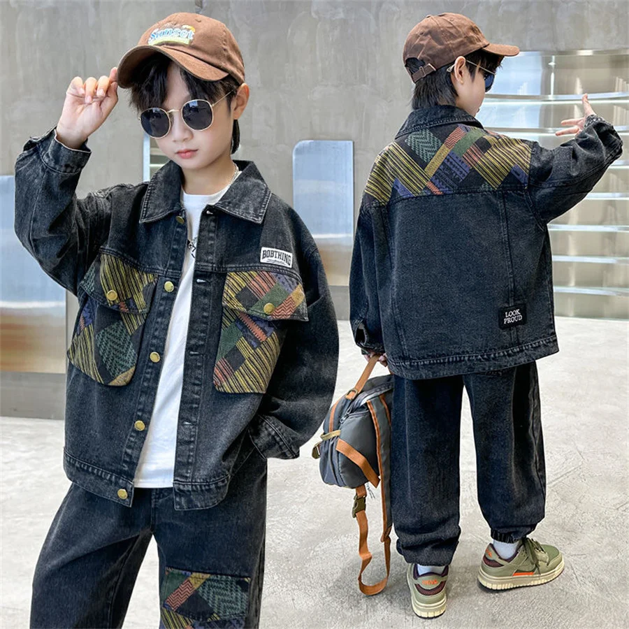 

Демисезонный спортивный костюм для мальчиков, на возраст 8-14 лет