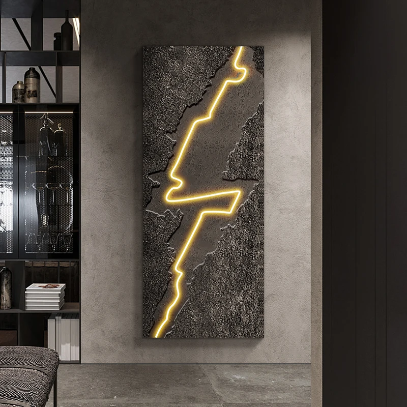 Ручная роспись толстая текстура подвесная картина минималистичная абстрактная