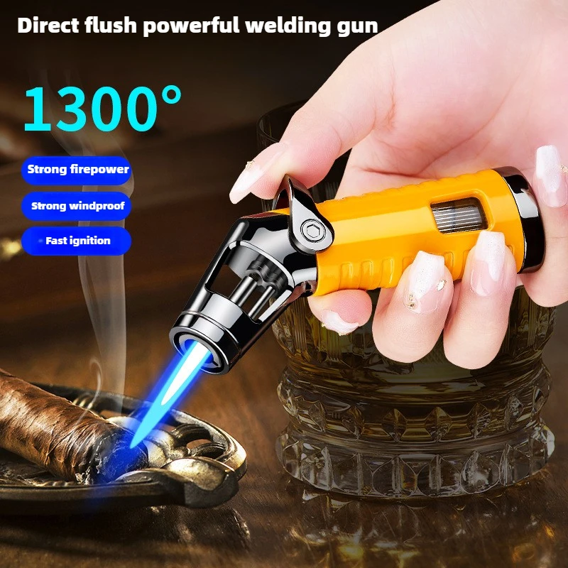 Металлическая портативная турбинная горелка пистолет-распылитель зажигалка для