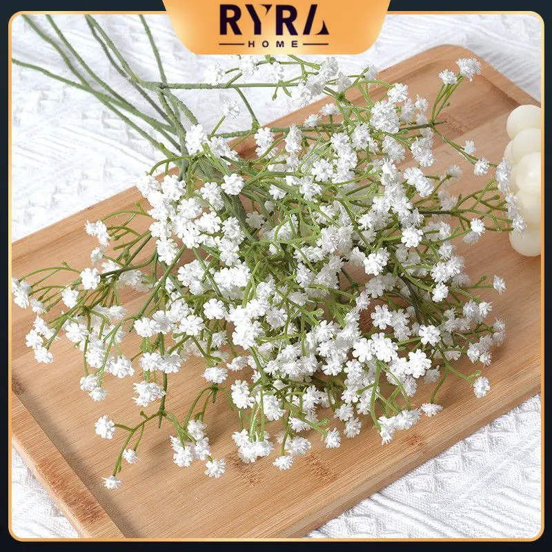 

Natural Dried Flowers Preserved Gypsophila Paniculata Baby's Breath Flower Bouquet Wedding Home Decor For Photo Props Decoration
