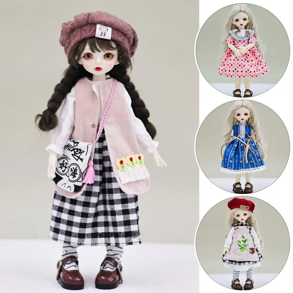 Повседневная одежда элегантные платья для кукол женское платье высокого