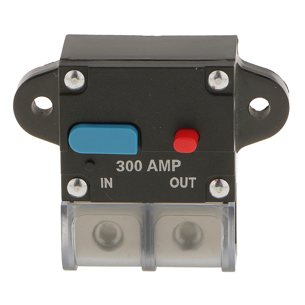 

CAR STEREO AUDIO 12V CIRCUIT BREAKER INLINE FITS 4 WIRE 300 AMP