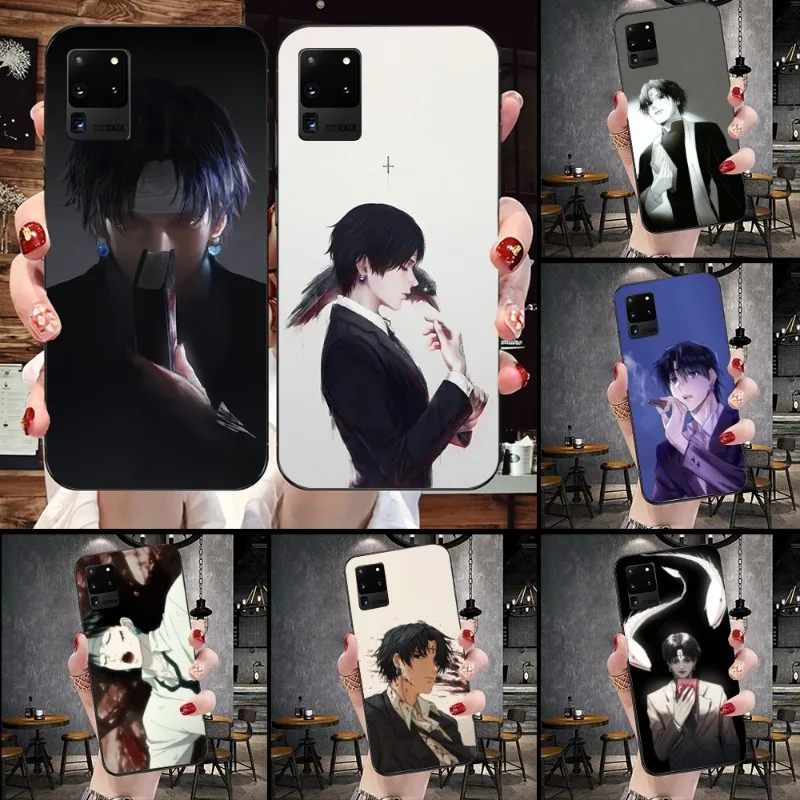 Chrollo Lucilfer цепи HxH аниме чехол для телефона Samsung Galaxy S6 S7 S8 S9 S10 S21 S22 Plus сверхмягкий