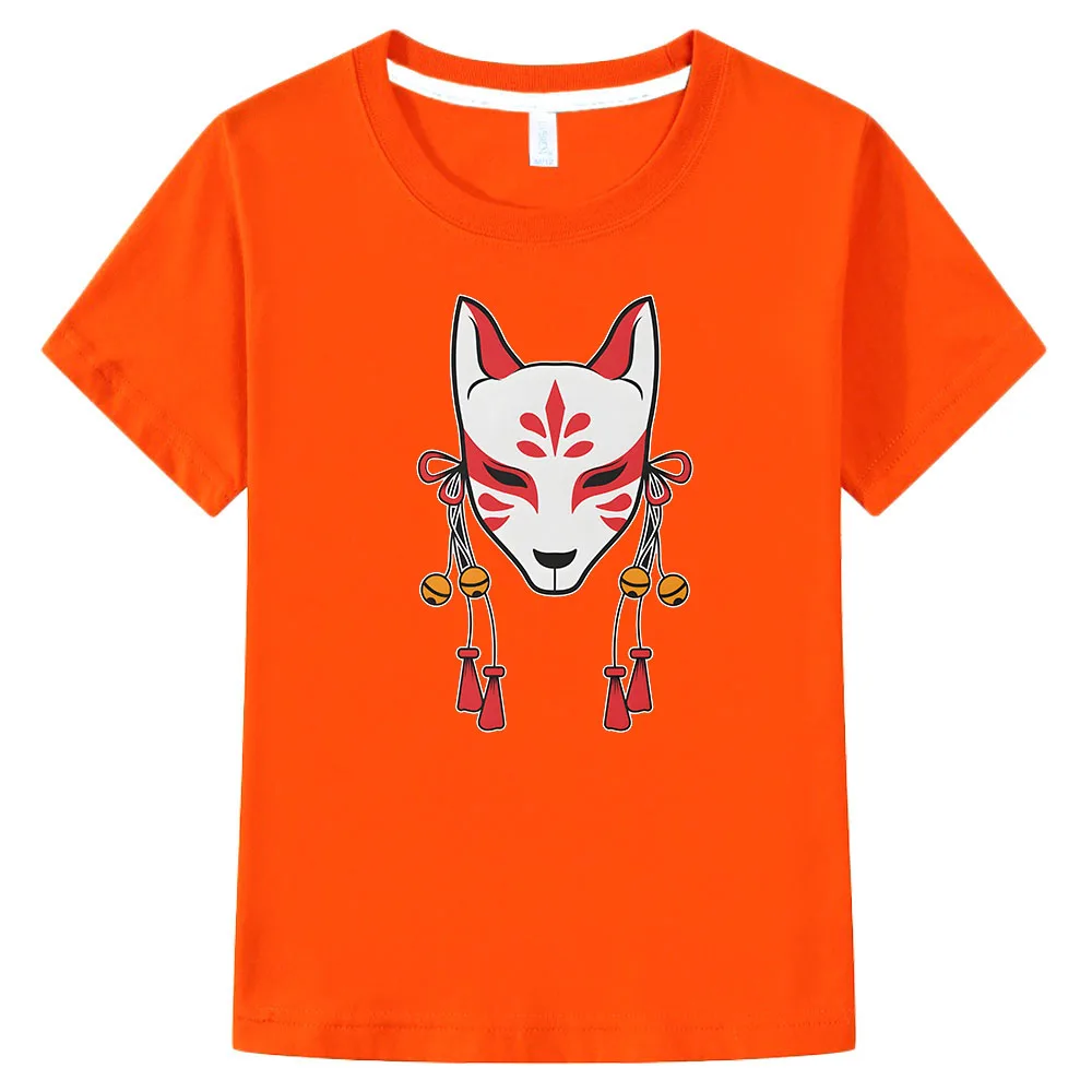 

Футболка детская с рисунком из аниме «рассекающий демонов», 100% хлопок