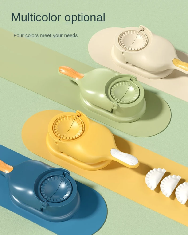 

2-in-1 Dumpling Skin Press Machine Dumpling Artifact Dumpling Mold Dumpling Mold Rolling Dough Tool Household Kitchen Tools