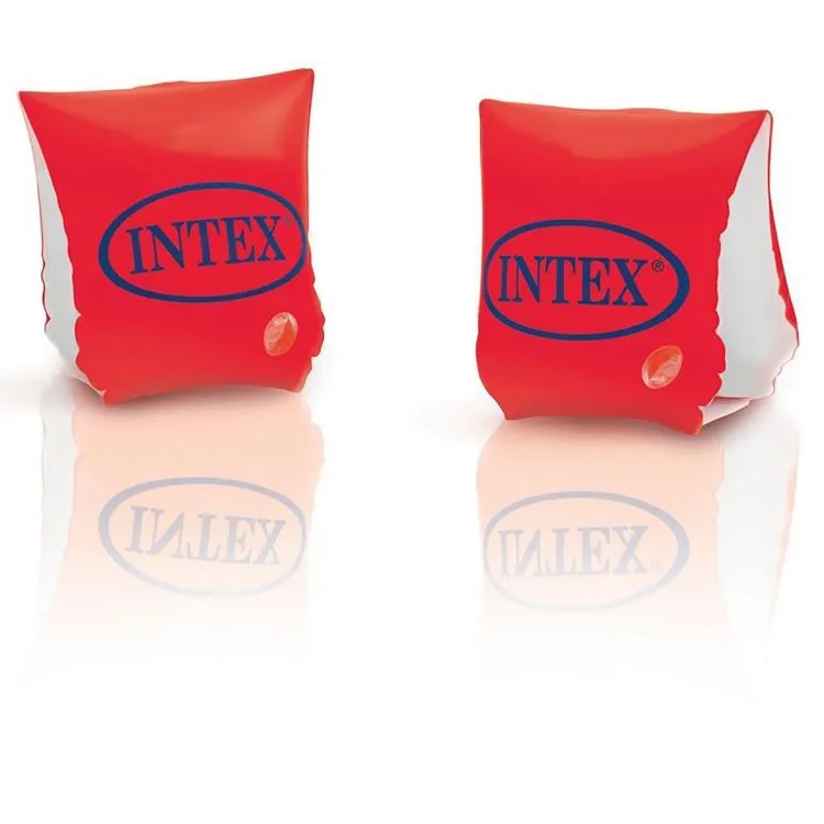 Красные нарукавники Intex | Игрушки и хобби