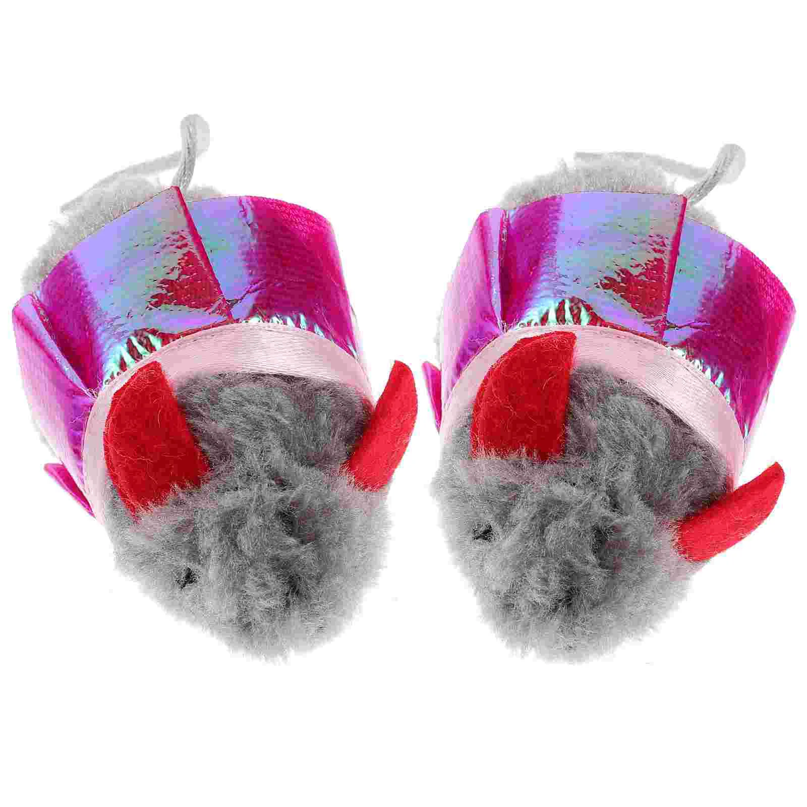 

2 Pcs Catnip Toys Mouse Indoor Cats Bite Resistant Kitten Plush Interactive Mice