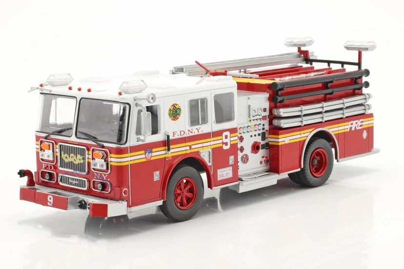 IXO 1:43 морская волна 2003 Chinatown американская пожарная машина ограниченная