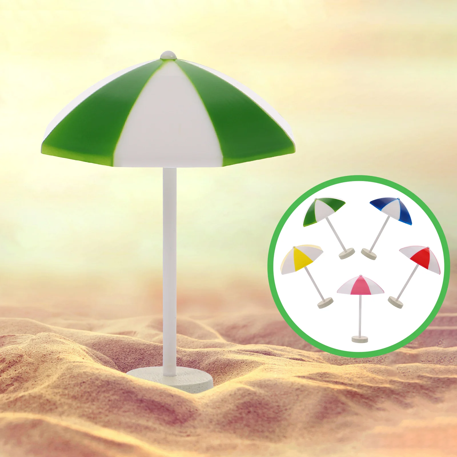 5 шт. мини-зонтик для дома детские украшения игрушка деревянный зонтик орнамент