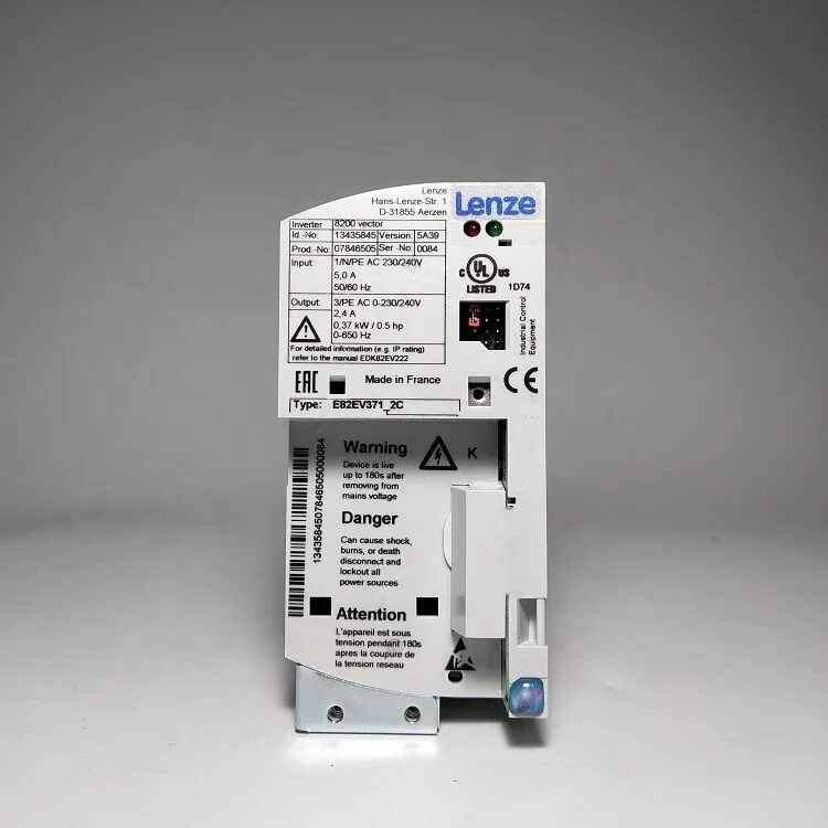 

Оригинальный новый инвертор привода регулятора Lenze E82EV752-4C200 E82EV552K4C
