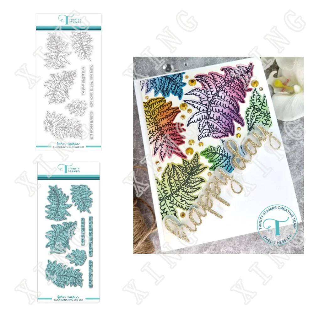 

Fern-tastic 2022 New Arrival Metal Craft Cutting Dies Stamps Diy Scrapbook Paper Diary Decoration Card Handmade Embossing Moulds