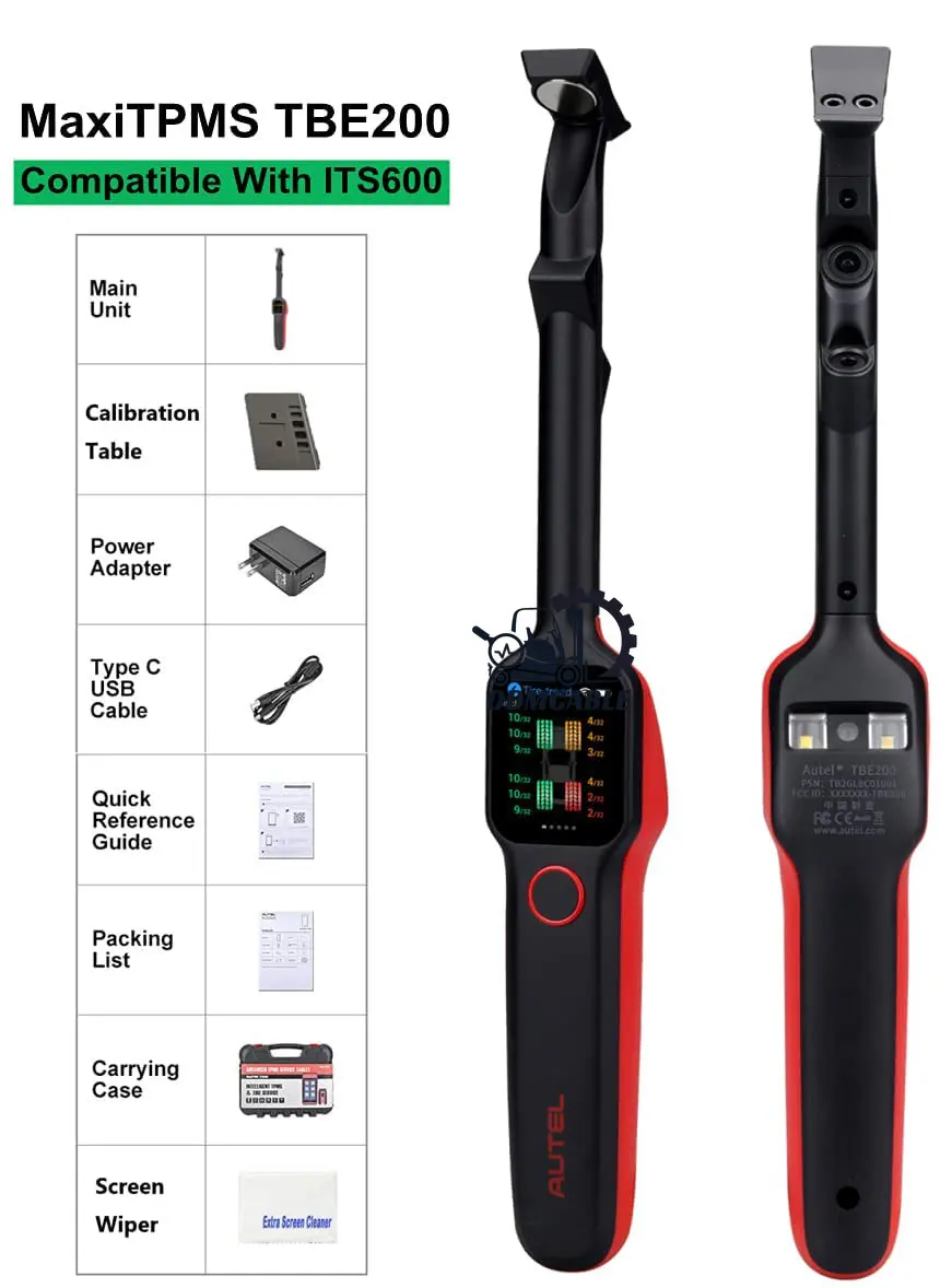 

Autel MaxiTPMS TBE200(E) Laser Tire Tread Depth Brake Disc Wear Tester 2in1 Examiner Russia In Stock Fast Delivery