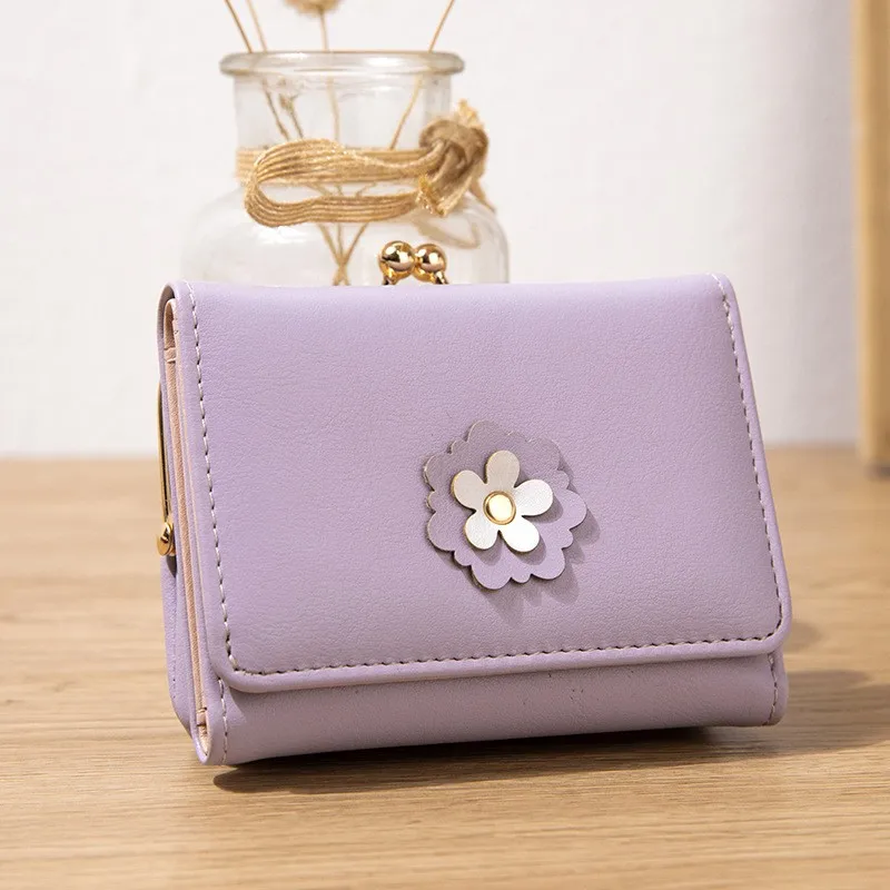 

New Fashion Women's Wallet Short Women Coin Purse Luxury Wallets For Woman Card Holder Small Wallet Female Hasp Zipper Clutch
