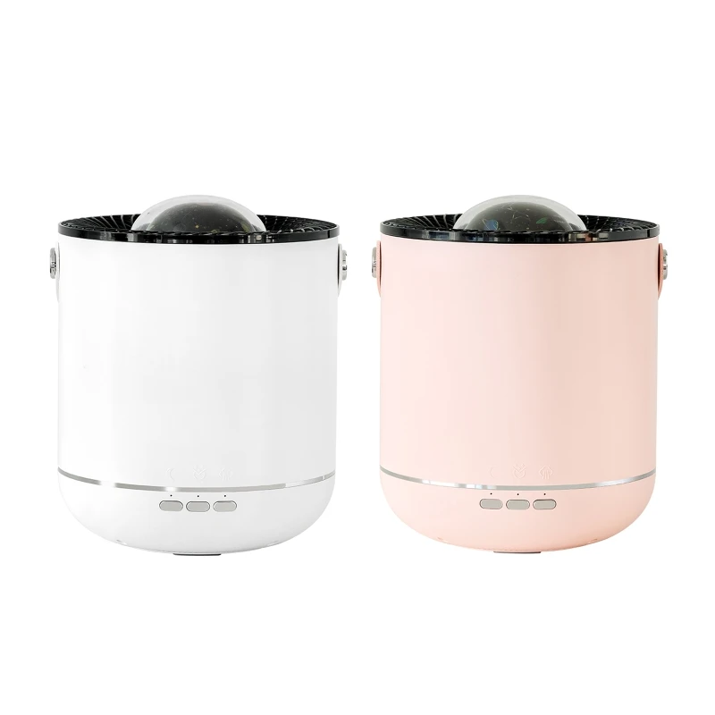 

Y9RF Creative Aroma Machine Night Light 450ML Air Humidifier Projector for Unisex