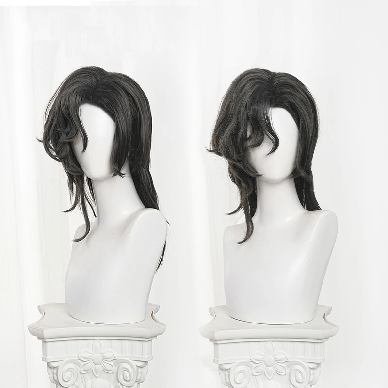 Игры Identity V New Survivor Knight Косплей Парик Ричард Стерлинга Волосы Темно-серый 38 см На