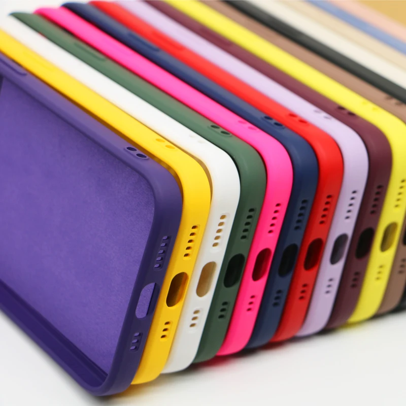 

Original Liquid Silicone Phone Case for Samsung Galaxy S22 Ultra S21 Plus S20 FE S10 A53 A73 A72 A52 A71 A51 A33 A32 4G 5G Cover