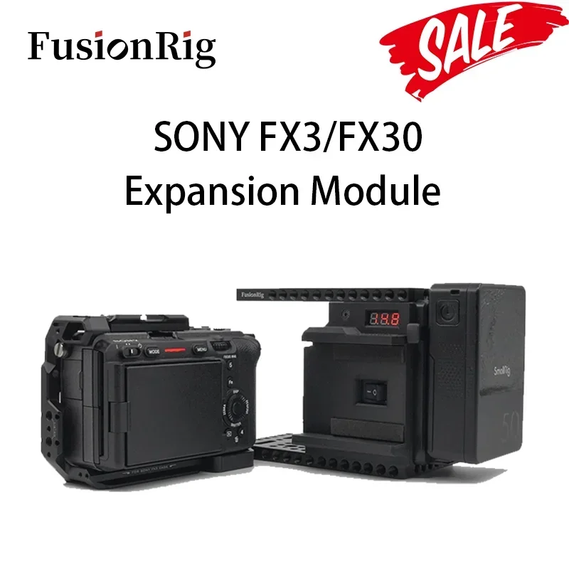 FusionRig для модуля расширения корпуса камеры Sony FX3/FX30 cineback