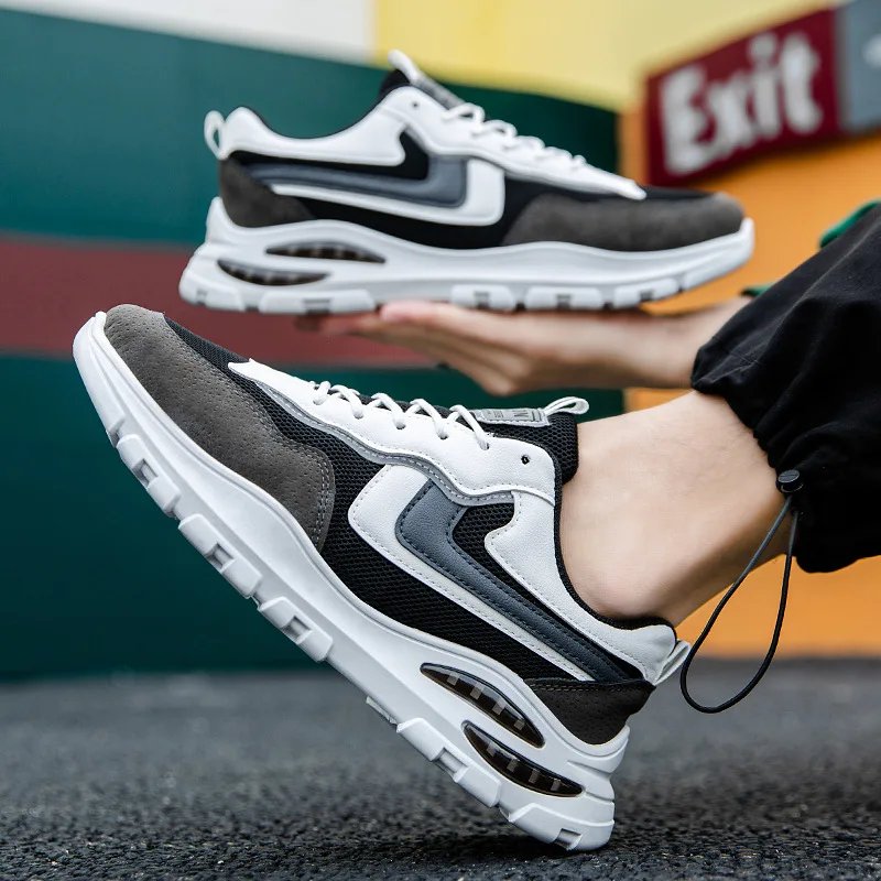 

Spring new running sports shoes fashion net surface breathable leisure shoes Korean men's shoes