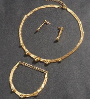 women jewelry round collar jewelry set women necklace earrings bracelet set for wedding jewelry classic jewelry set