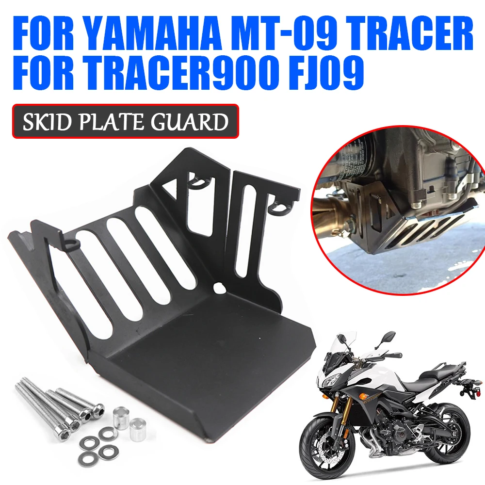 Motorcycle Engine Protection Cover Chassis Oil Pan Under Guard Skid Plate For YAMAHA MT09 MT 09 Tracer 900 Tracer900 FJ-09 FJ09