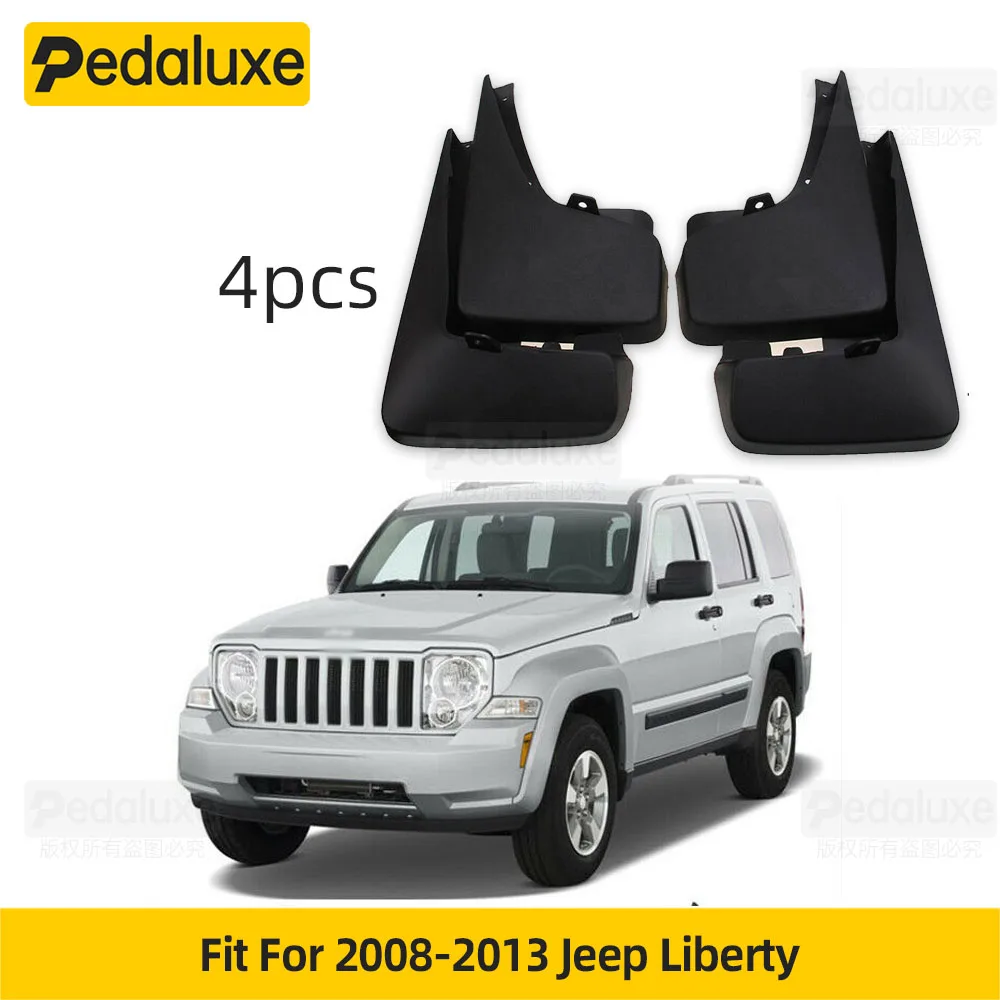 

Genuine OEM Set Mopar Molded Splash Guards Mud Flaps For 2008-2013 Jeep Liberty