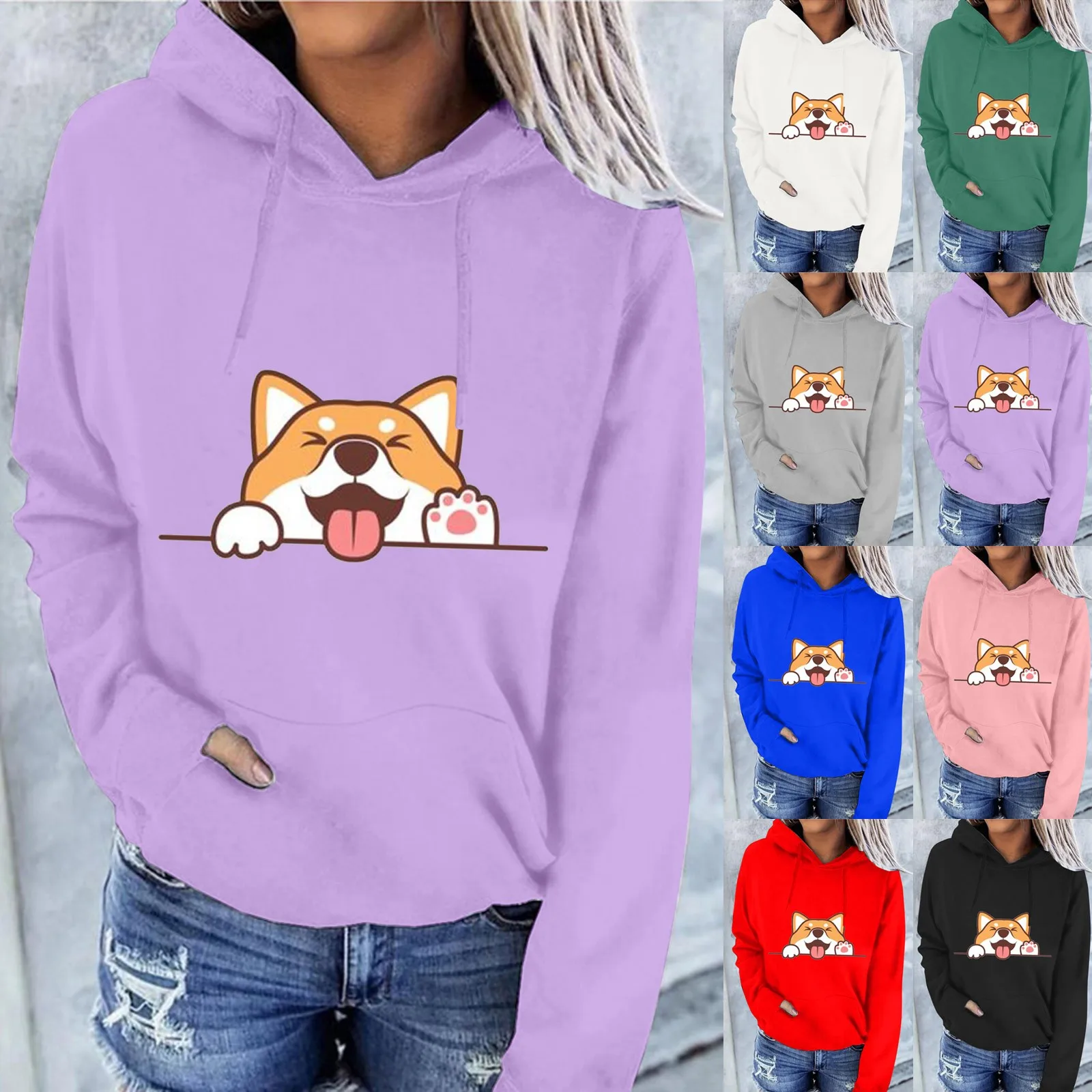 

Autu Oversized Sweatshirt For Women Sweatshirts For Teen Girls Aesthetic Cute Casual Pullover Tops Vintage Oversized Streetwear