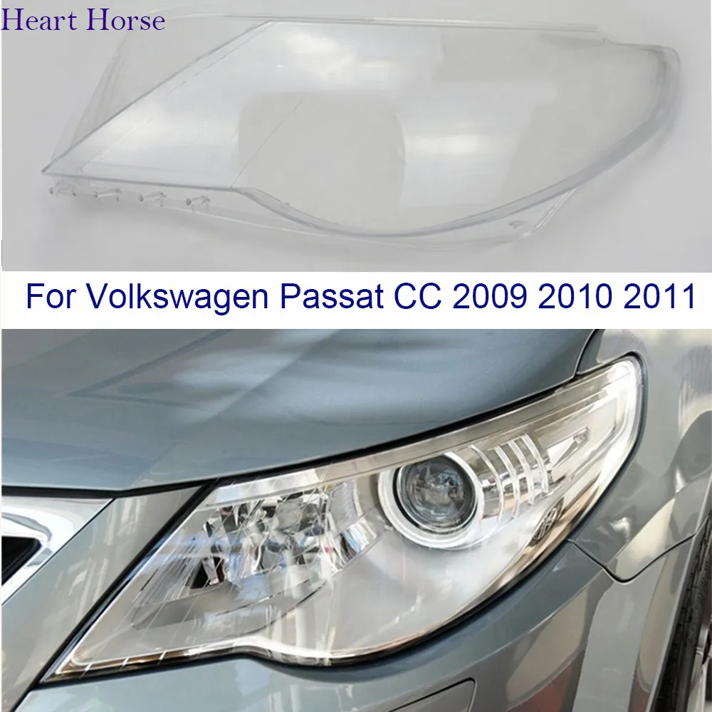 

For VW Passat CC 2009 2010 2011 2012 Headlight Cover Headlamp Lens Front Headlight Lampshades Lamp Car Headlamps Transparen