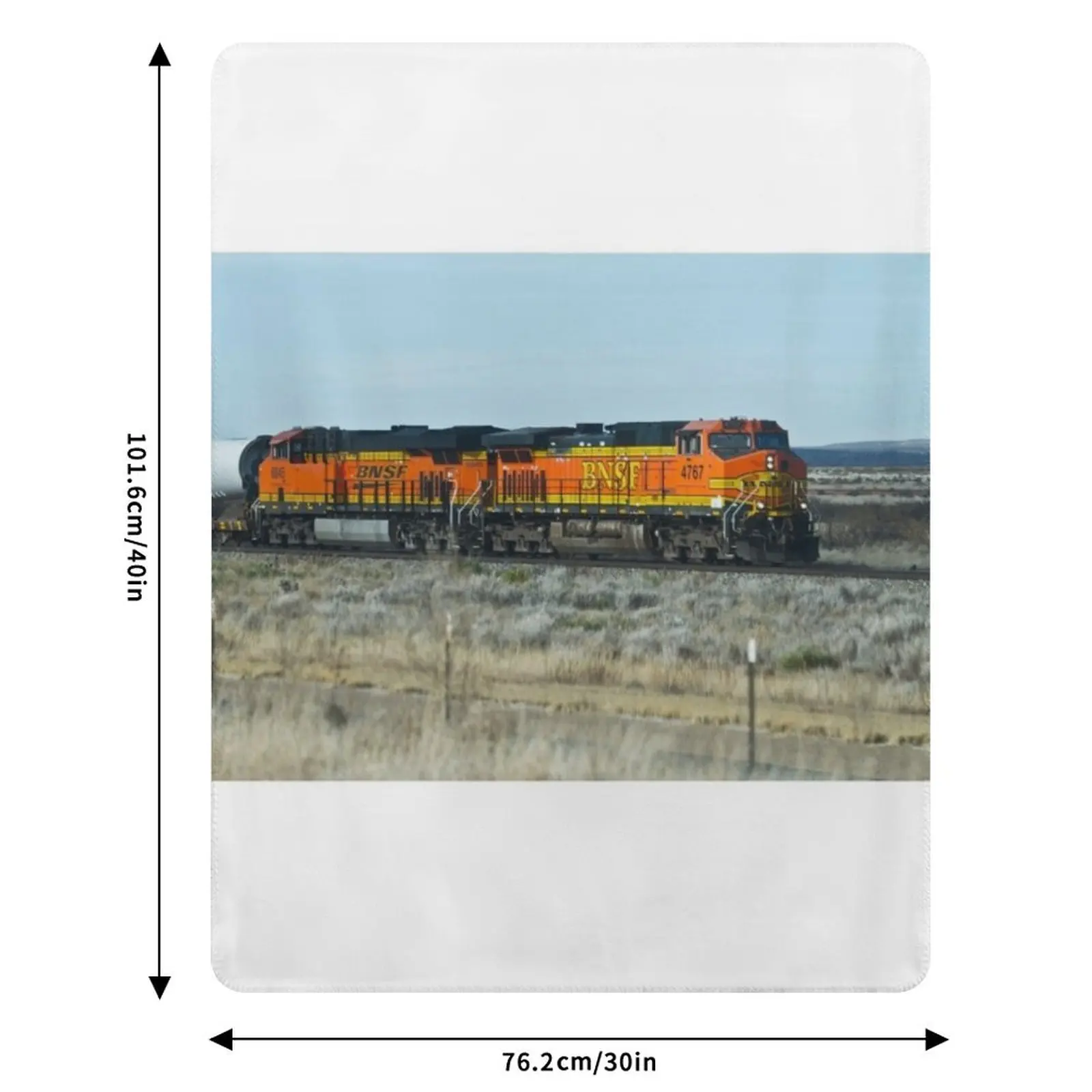 Плед Train in Texas BNSF, мягкий большой плед, роскошный декоративный плед для диванов, тонкие пледы. (art.: 3920dcbd56f94) - 3920dcbd56f94