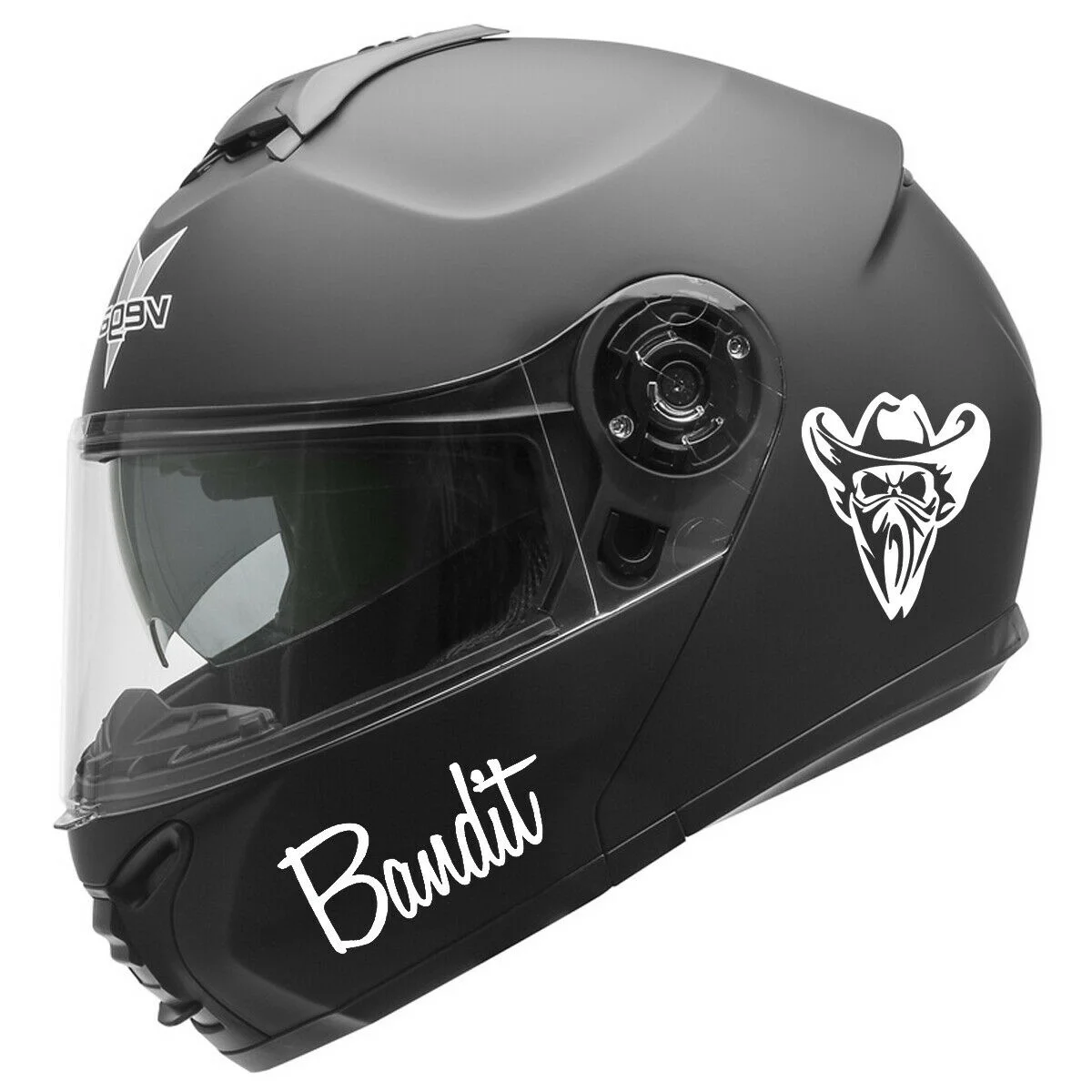 

Наклейки для шлема, мотоциклетные съемные наклейки BANDIT, 4X шт.