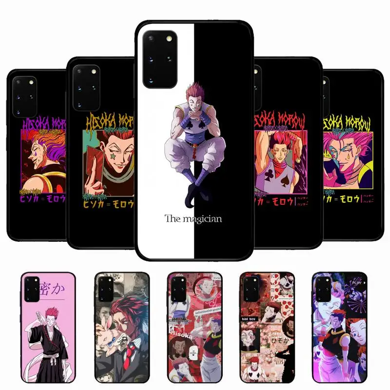 

Hisoka Anime Hunter X hunter anime Phone Case for Samsung S10 21 20 9 8 plus lite S20 UlTRA 7edge