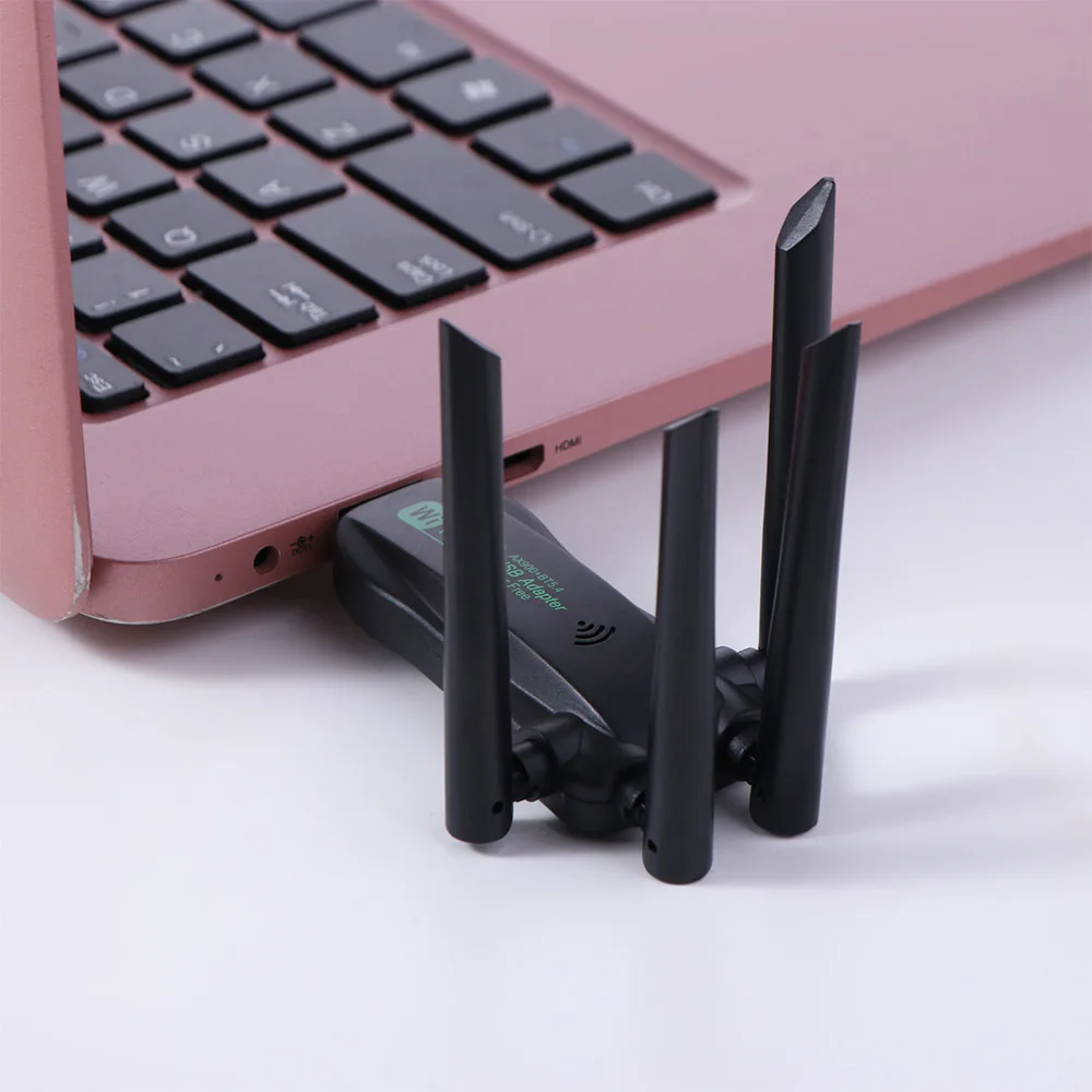 Фото USB-адаптер AX900 Dual Band WiFi6 с Bluetooth 5.4, 2.4G/5Ghz, 900 Мбит/с, Wi-Fi донгл, приемник, USB-интерфейс, беспроводная сетевая карта №2