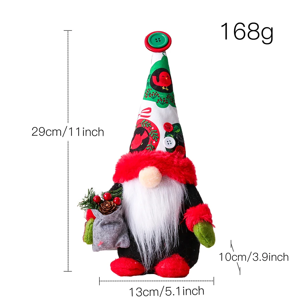 Рождественская кукла-гном Lucky Gnome на Рождество Новый год вечеринка и т. д. 29*13*10 см