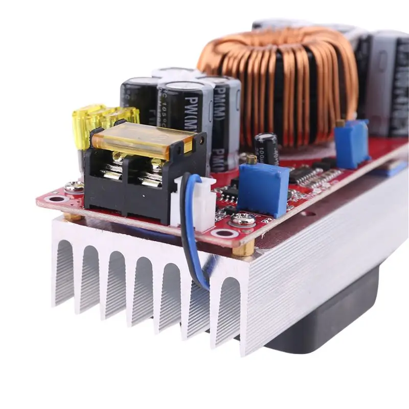 

DC-DC Constant Voltage Constant Current Boost Converter 1800W 40A for 12-90V Boost Power Module Step Up Adjustable QXNF
