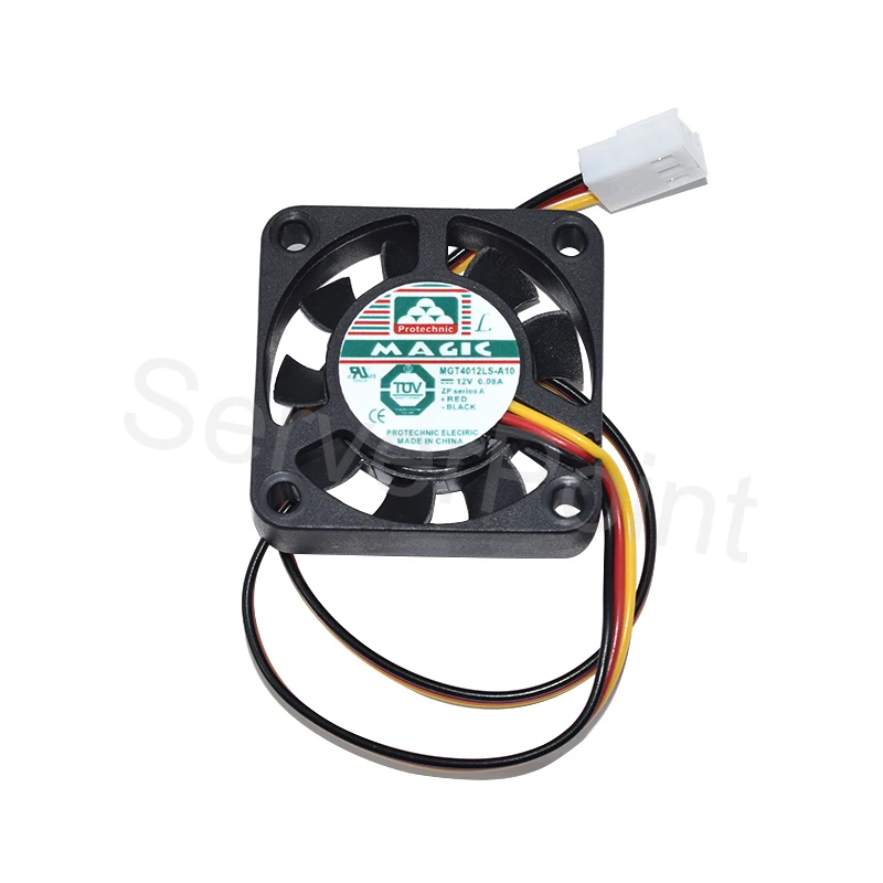 Original for Protechnic MGT4012LS-A10 MGT4012LS DC12V 0.08A 4010 4CM 40MM 40X40X10MM 3pin Cooling Fan