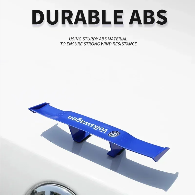 Автомобильное крошечное хвостовое крыло черный ABS мини-спойлер на заднее