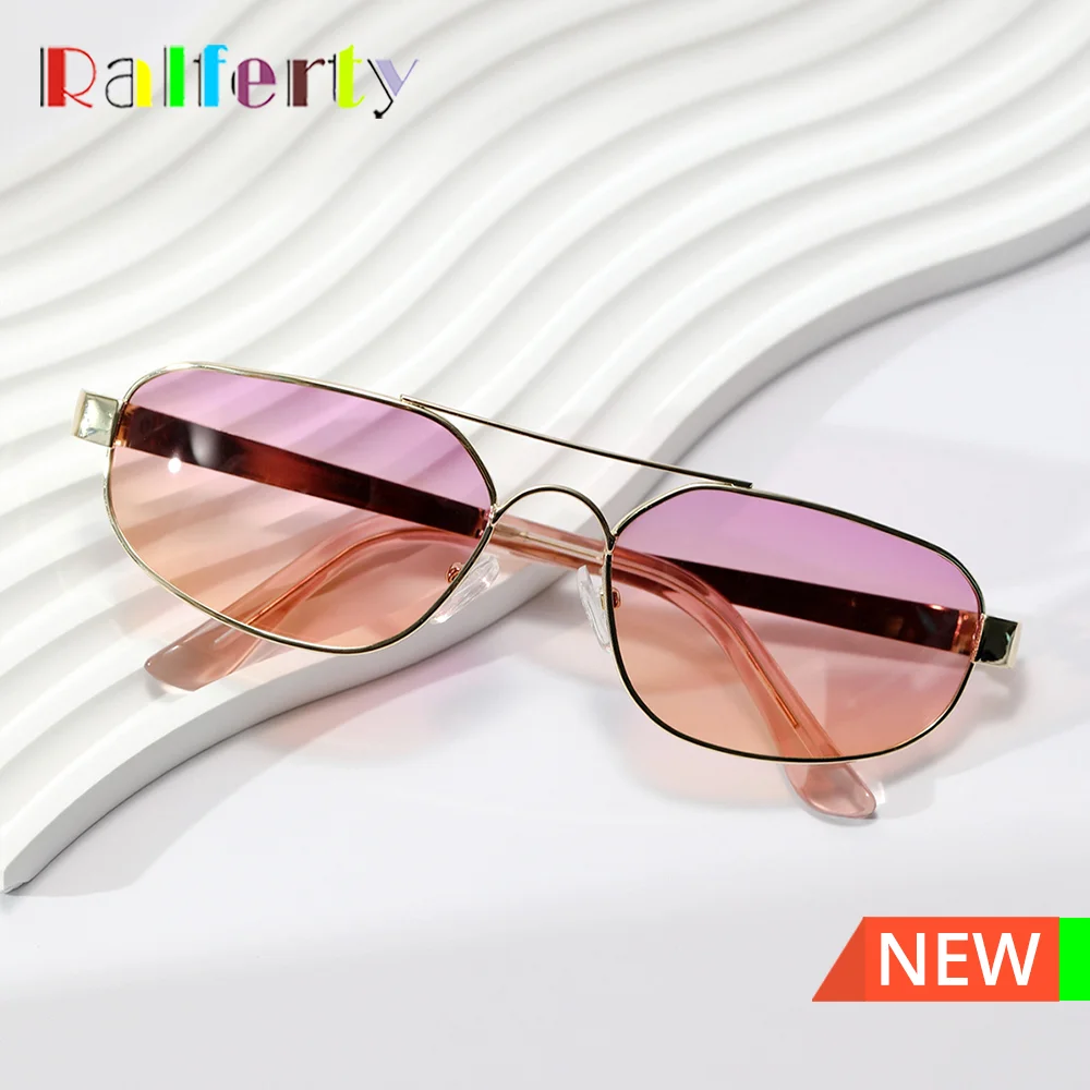 

Brand Designer y2k Women's Sunglasses 2022 New Metal Men's Sun Glasses Ladies Driver Shades UV400 Pink gafas de sol mujer