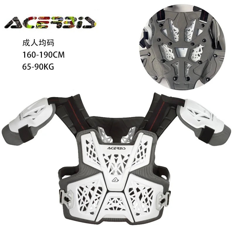 Мотоцикл Acerbis Защита груди тела GRAVITY ROOST DEFLECTOR Мотокросс Mx Взрослый Белый