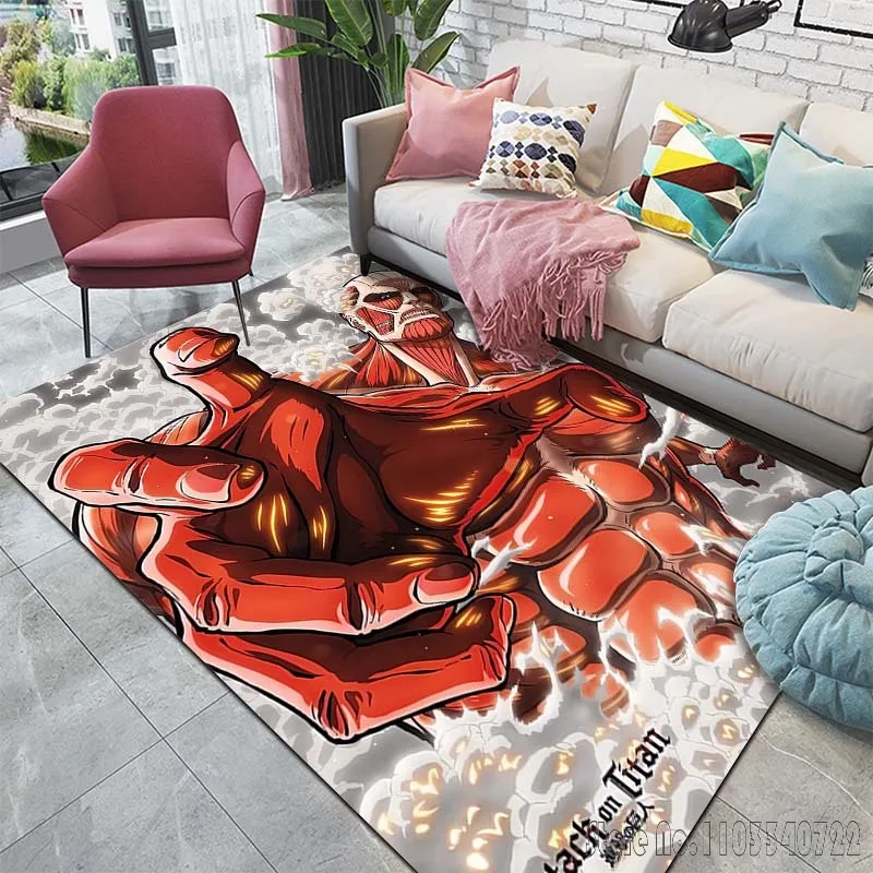 Аниме-ковер A-Attack on Titan с рисунком ковер для спальни украшение пола гостиной