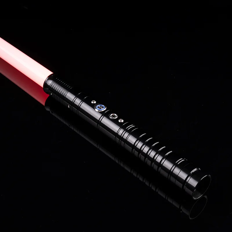 

Hot Lightsaber heavy fighting Metal Handle RGB 7 Colors change Smooth swing Force FX FOC Blaster Toys Gift laser Sword toys