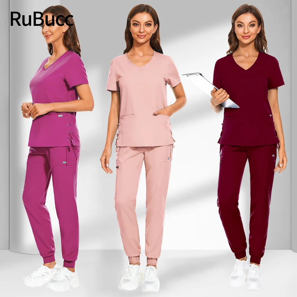 

Pharmacy Work Clothes Pet Hospital Nurse Scrubs Suit Beautician Workwear Medical Surgical Nursing Uniforms Dentistry Doctor Sets