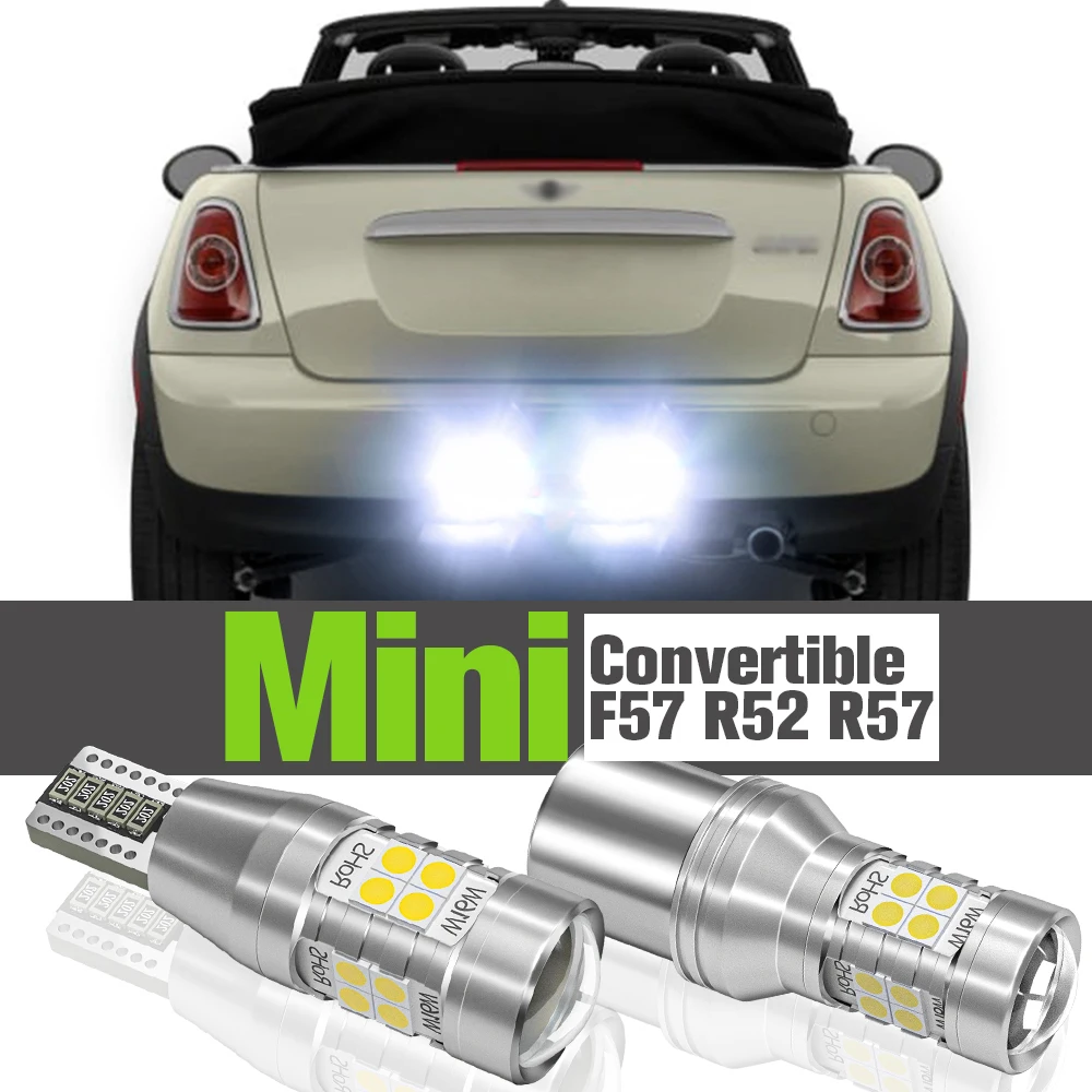 

2x LED Reverse Light Accessories Backup Lamp For Mini Cooper Convertible F57 R52 R57 2004 2005 2006 2007 2010 2011 2012 2015